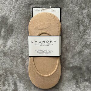 NWT Laundry By Shelli Segal Women's Ballet Cut Microfiber Foot Liner No Show